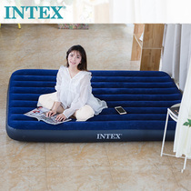 INTEX air mattress single plus double thickened air mattress home outdoor tent bed portable lunch bed