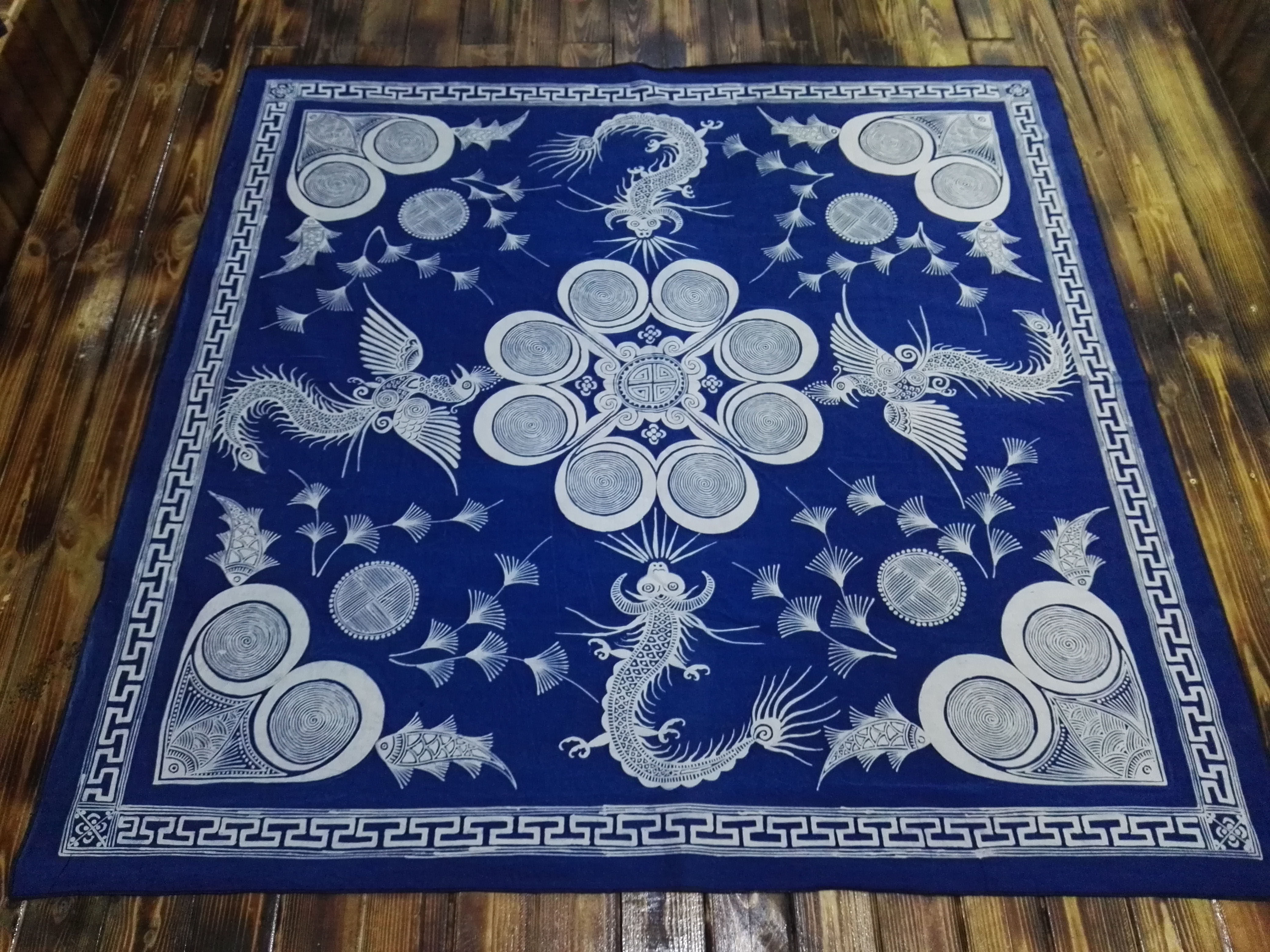 Batik Table Butan Zika Wax Dyeing Guizhou Batik & Batik Experience Village Life Experience The Millennial Vortextue Experience.