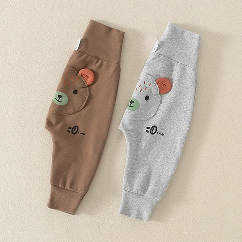 Детские осенние хлопковые штаны для отдыха для новорожденных для раннего возраста подходит для мужчин и женщин