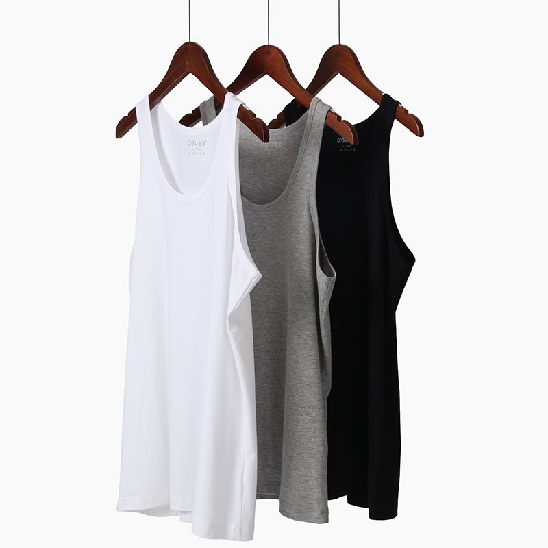 Enjoy Yingrou men's vest spring and summer thin section modal cotton solid color large size undershirt basic underwear 9001
