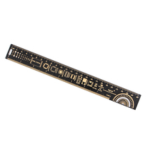 Multifunction 25cm Sink Gold Process PCB Design PCB Ruler PCB Protractor PCB Design Tool