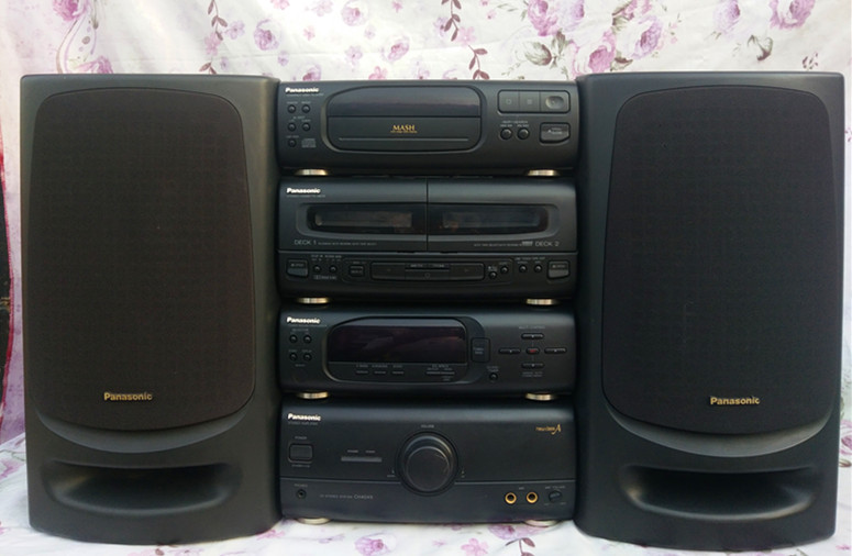 Japan original Panasonic Panasonic combination speaker CH404x second-hand audio computer speaker AUX interface