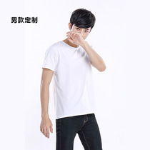 Modal custom class clothes sublimation t-shirt cultural shirt white short-sleeved cotton factory direct quality fabric