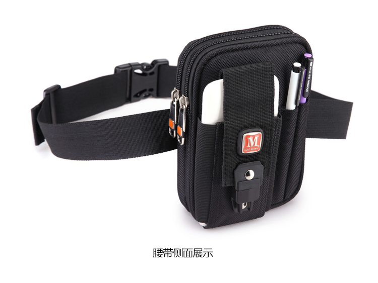 4,7 inch 5,5 6 inch màn hình lớn điện thoại di động treo túi nam đeo đai ngoài trời bút đôi zip túi điện thoại di động - Túi điện thoại túi công sở nữ