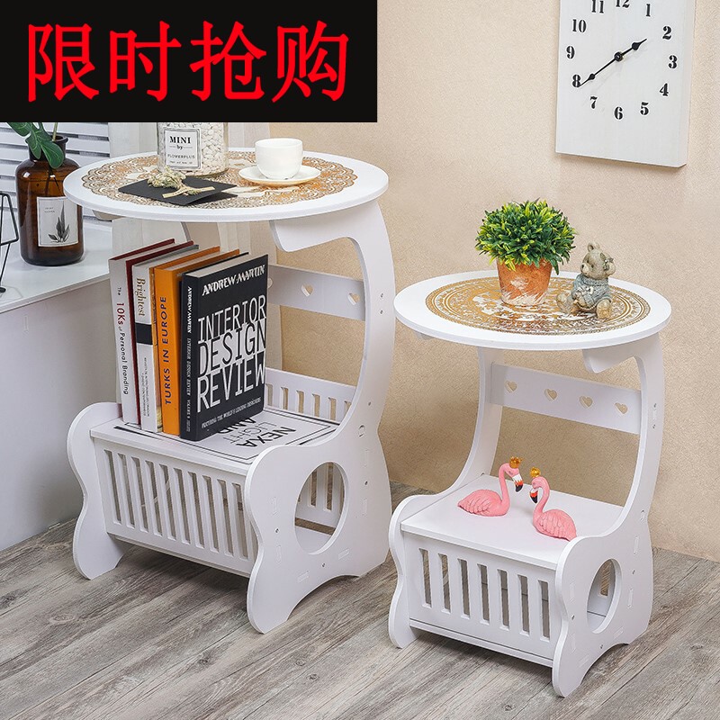Simple bedside table mini creative bedroom modern simple bedside table small European plastic storage cabinet