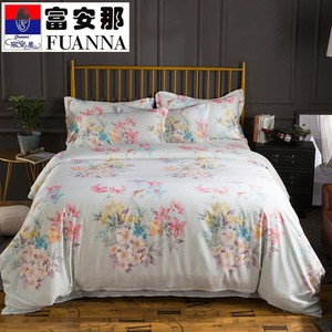 丝滑夏季床单笠被套床上用品