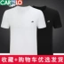 Cartel / Cartier cá sấu nam mùa hè mới in màu rắn cổ tròn thả lỏng áo sơ mi tay ngắn hàng đầu