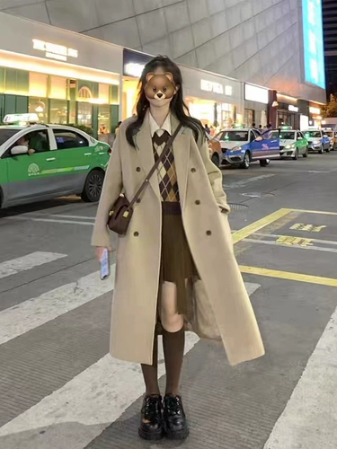 Длинная шерстяная демисезонная удерживающая тепло элитная куртка