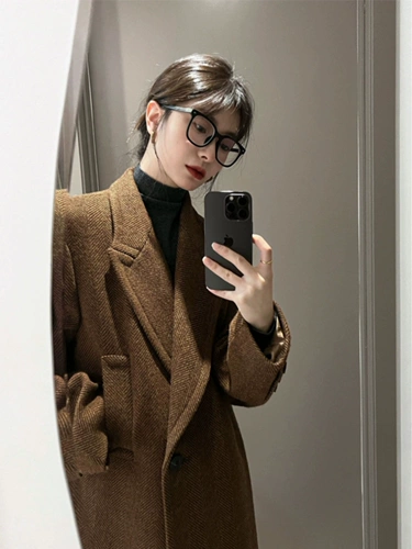 Шерстяная демисезонная элитная куртка, стиль