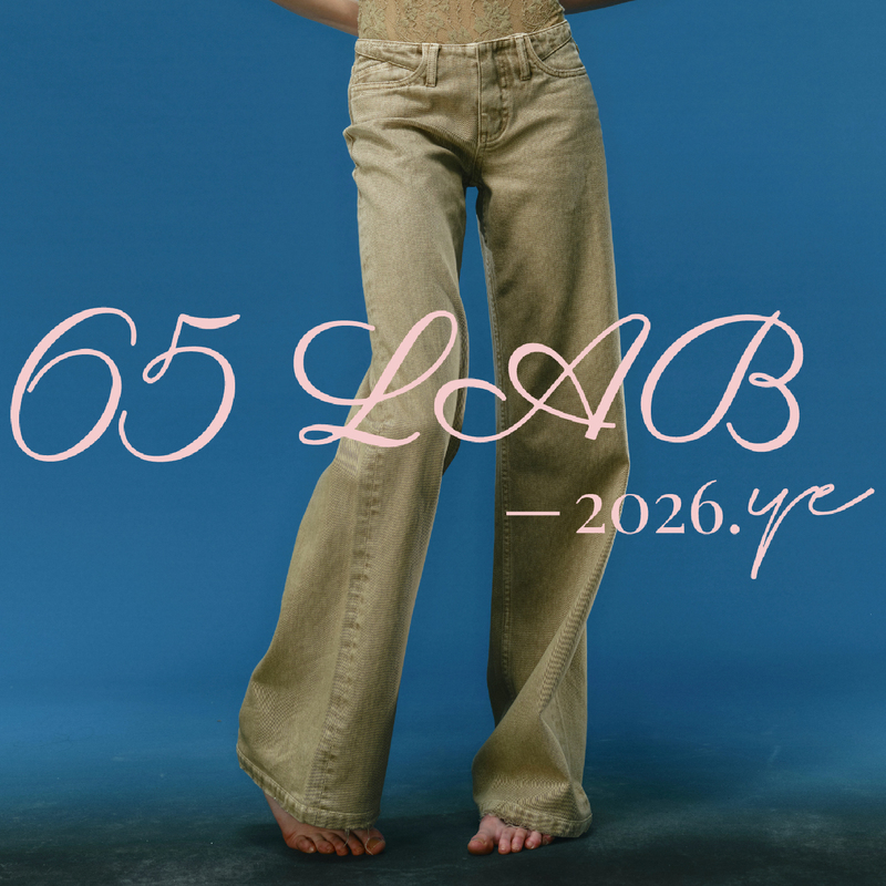 65Lab* "Pants King" Low-Rise, No Waistband, Straight-Leg Version, Distressed Washed Jeans 65Lab* "Pants King" Low-Rise, No Waistband, Straight-Leg Version, Distressed Washed Jeans
