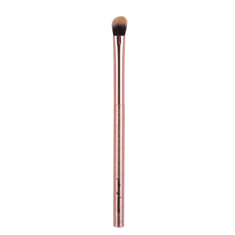Rose Gold Series 07 Hit Undereye Shadow Brush Soft Fiber Hair Whole Brush All Aluminum Rain Color Makeup