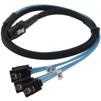 Forward Mini SAS line 36p SFF 8087 to 4sata 7pin server 1 min 4 hard drive data cable