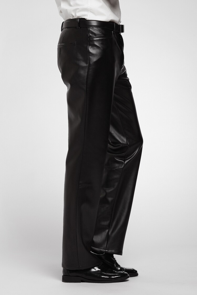 Pantalon cuir homme droit pour hiver - Ref 1478651 Image 23
