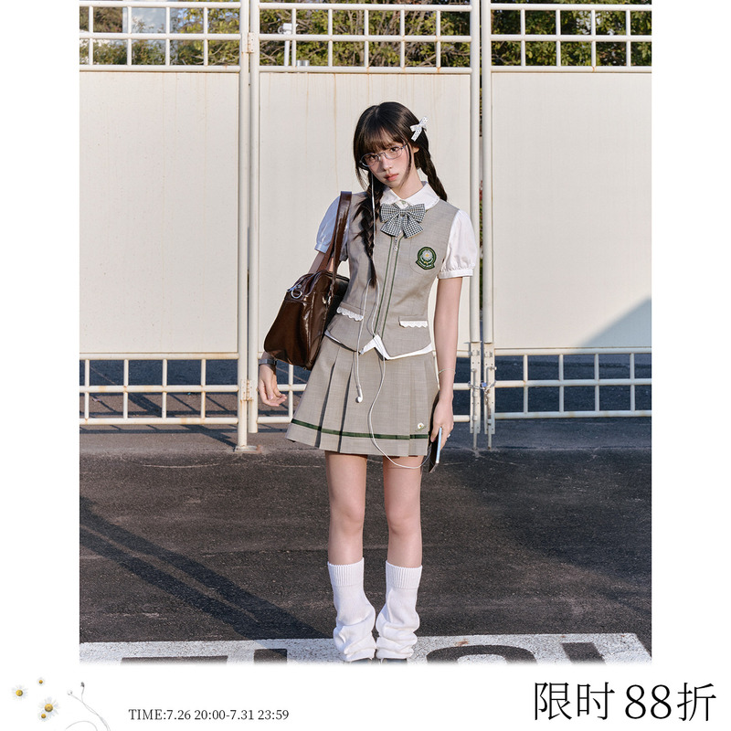 Geng Dou Story: Daisy and Spring *Perfect Fit! Slim Fit Authentic Uniform Set Sailor Suit Jk Uniform Academy* Geng Dou Story: Daisy and Spring *Perfect Fit! Slim Fit Authentic Uniform Set Sailor Suit Jk Uniform Academy*