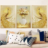 Cross -STITCH Вышивка 2020 Новая большая гостиная Golden Peacock Sanlian Trinity Home Home 2021 Вышивка ручной работы ручной работы ручной работы