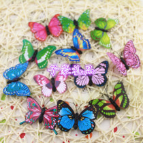 DIY jewelry accessories colorful butterfly single layer without magnet bride headwear hair accessories photo photography material