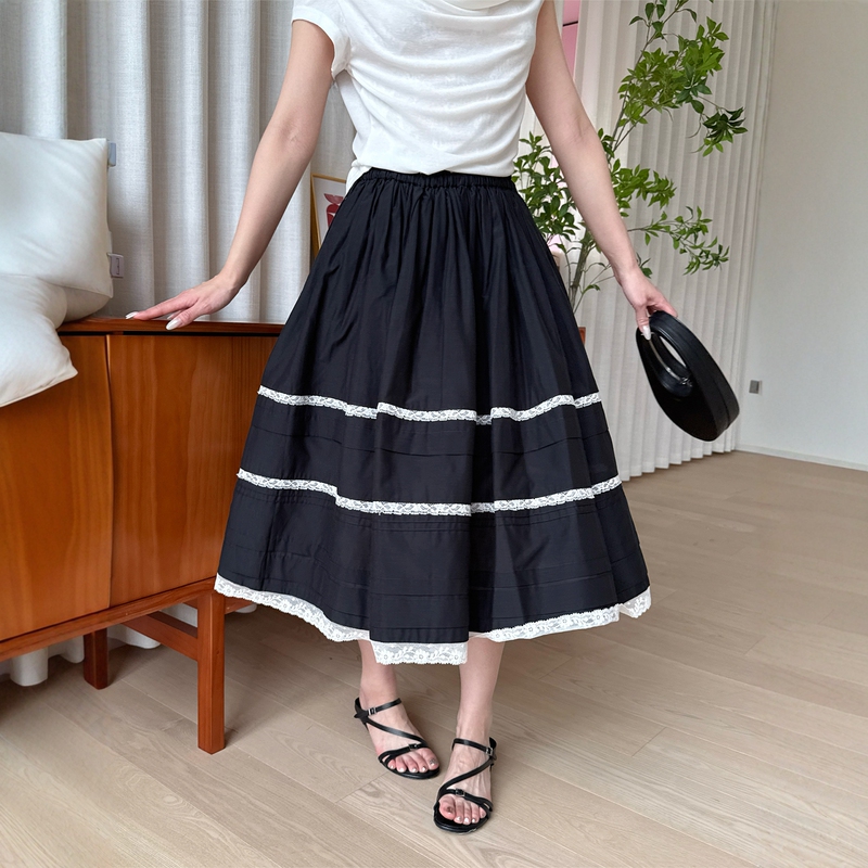 New Product Intheli Designer Brand Tulle/Lace Collar Shirt/Skirt Dearsocute Buyer Store