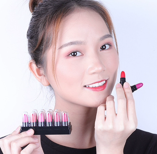 Image Beauty Charm Colourful sample Lipstick Set Giữ ẩm Không dễ dàng Giảm màu Son môi dưỡng ẩm Sinh viên nữ Trang điểm - Bộ trang điểm