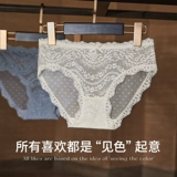Нижнее белье, кружевные хлопковые штаны, летние тонкие трусы, средняя посадка