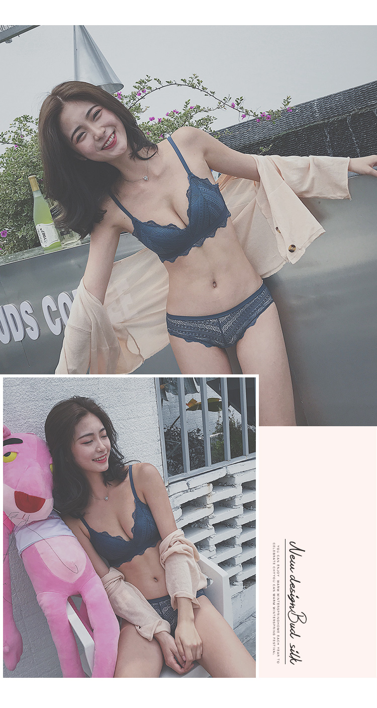 Bộ đồ lót mềm mượt không viền đặt bộ ngực phụ nữ mỏng và thoải mái trên áo ngực điều chỉnh nhóm hỗ trợ BRA áo lót dây
