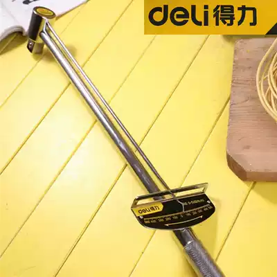Deli 1 2 0-300NM TORQUE wrench 3 4 0-500NM POINTER kg torque torque wrench
