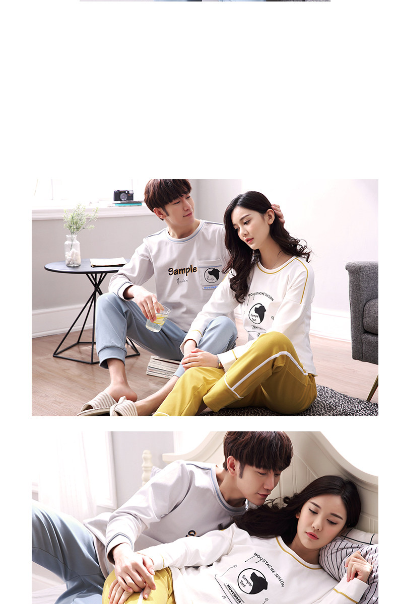 Pyjama mixte en Coton à manches longues - Ref 2988415 Image 40