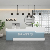 Modern Brief Cashiers Beauty House Dance Room Dancing Room The high-end company Baking Varnish Front Office Training Institute Reception Desk