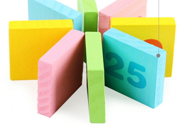Trò chơi câu đố của trẻ em domino đặc biệt biết chữ xây dựng khối đồ chơi 1-2-3-6 tuổi bé trai 4 xe đồ chơi trẻ em
