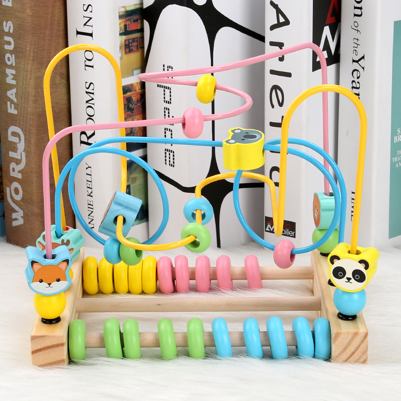 One - year - old baby Mont's early teaching intelligence develops 1 - 2 and half 3 young children fine action training toys