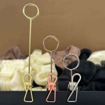 Metal note holder meal card holder restaurant hotel rack cake shop price card holder dessert bread display holder