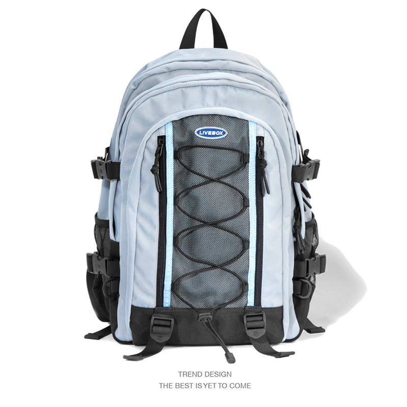 LIVEBOX junior high school students bag female college students large capacity backpack computer package outdoor travel shoulder bag