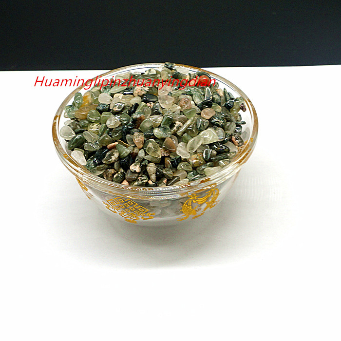 Green Fat Crystal of Buddhist Seven Jewels for Manza for Buddhist Costume Tibetan Mantra's Law assorted with 100 gr
