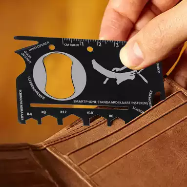 Outdoor travel stainless steel saber card Portable card knife tool card Camping mountaineering blade(card knife)