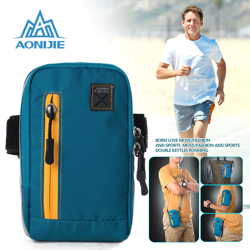 Running mobile phone arm cover sports fitness arm bag men's and women's wrist bag arm cover arm belt Apple 6plus