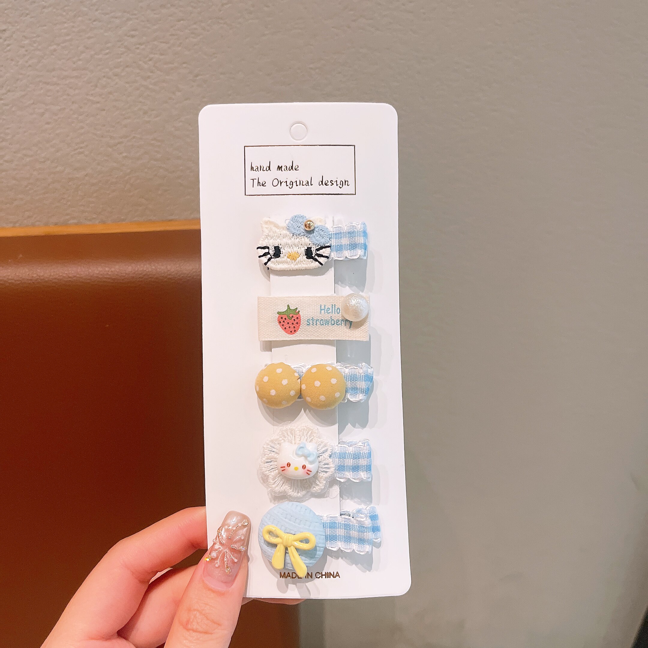 宝宝发夹全包布不伤发女童碎发夹子头饰可爱超萌婴儿发卡儿童发饰 — 3
