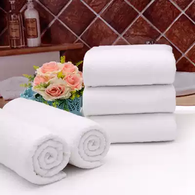 White towel disposable cotton Hotel Hotel beauty salon bath bath bath towel soft absorbent 50