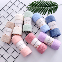 3 Dress Home Adults Absorbent Towel Men And Women Dry Hair Towel More Than Pure Cotton Soft Face Towel Pure Color Wash Your Hair