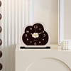 Modern Simple Cloud-Shaped Desk Clock Red Creative Clock Desktop Decoration Clock Ornaments New Fashion Desk Clock