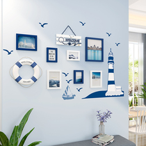 Mediterranean style childrens room decoration 3D three-dimensional wall stickers bedroom wall decorations wallpaper self-adhesive stickers