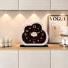 Modern Simple Cloud-Shaped Desk Clock Red Creative Clock Desktop Decoration Clock Ornaments New Fashion Desk Clock
