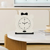 2026 New Cartoon Animal-Shaped Desk Clock, White Bear Clock, High-Value Student Desktop Clock, Table Clock