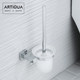 Artiqua All-Copper Toilet Brush Toilet Cup Toilet Cup Holder Square Toilet Brush Holder Toilet Cup Hanger