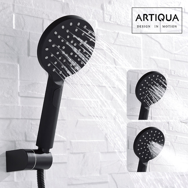 Artiqua Handheld Shower Head 3-Function Spray Nozzle Shower Head Bath Handheld Shower Set