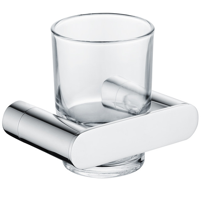 Artiqua 304 Stainless Steel Glossy Toothbrush Cup Holder Mouthwash Cup Bathroom Hardware Accessories