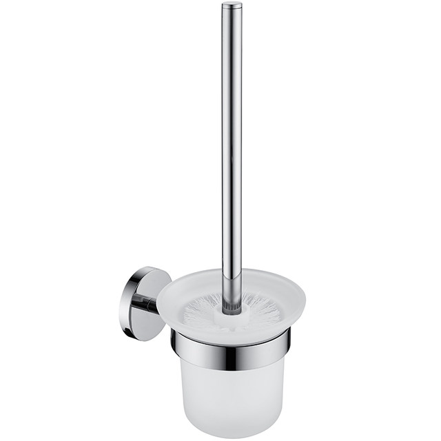 Artiqua Toilet Brush Toilet Cup 304 Stainless Steel Toilet Brush Holder Glossy Toilet Cup Holder Bathroom Accessory