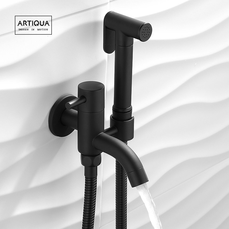 All copper female wash nozzle set supercharged spray gun Powder room flusher Toilet mate Balcony mop Pool faucet