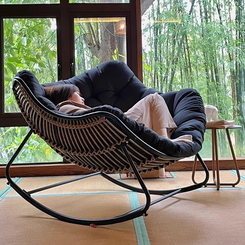 Recliner Chair for Home Use, Rocking Chair for Adults, Balcony Leisure Chair, Can Lie down and Sleep, Lazy Sofa Chair for Home 2026