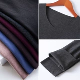 Мужское удерживающее тепло зимнее кашемировое нижнее белье с пухом, термобелье, штаны, 2025 года