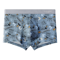 Nanjiren Pure Cotton Breathable Mens Underwear Breathable Antibacterial Crotch Mens Seamless Underpants 2024 New Shorts Head