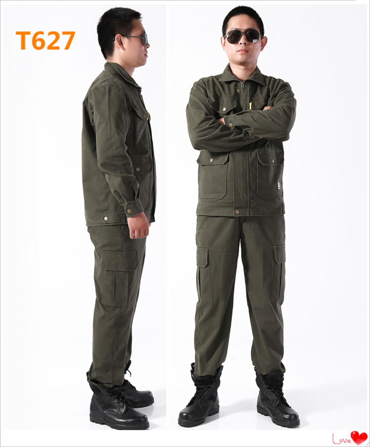 Quần yếm cotton phù hợp với áo khoác nam mùa xuân và mùa thu quần thợ hàn điện tự động sửa chữa dụng cụ chống vảy lỏng mặc quần áo bảo hộ đồ thể thao nam
